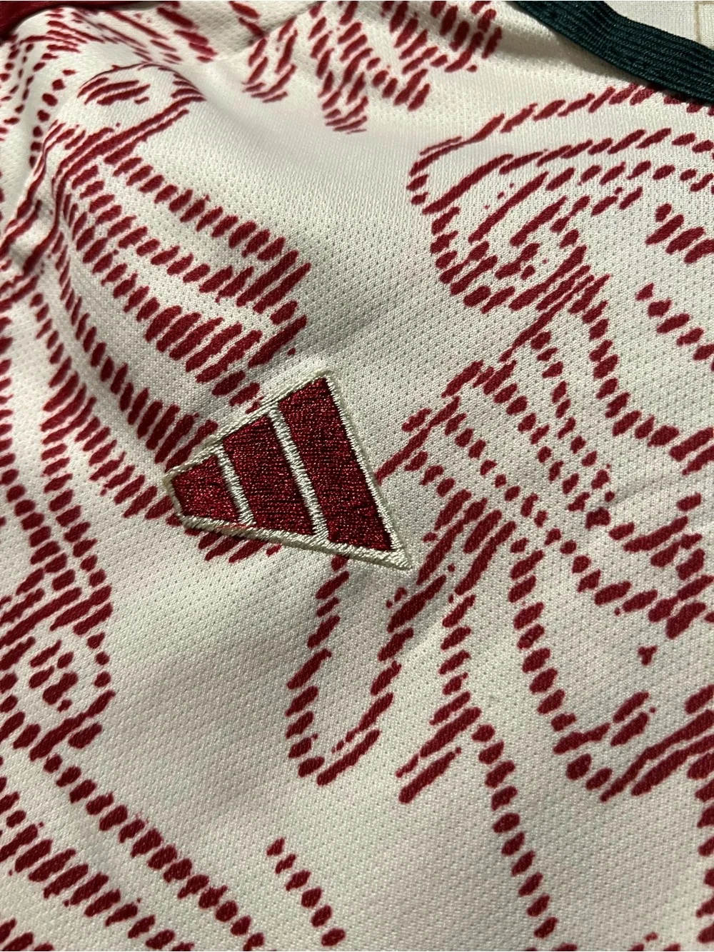 Mexico kids White & Maroon Graphic Soccer Jersey
